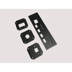 Quality CNC Machining Aluminum Parts Front Audio Panel With Milling ISO for sale