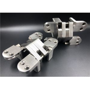 Stainless Steel Mortise Mount Heavy Duty Hidden Hinges With SGS CNAS Certificate