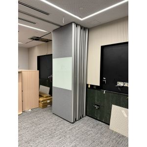 Movable Office Dividers Walls , Operable Panel Partitions MDF Finish