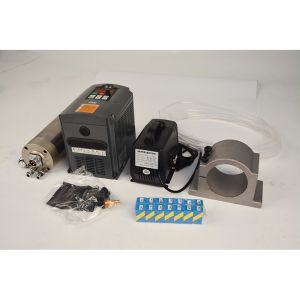 Quality Water Cooled Spindle Kit 1.5kw 24000RPM VFD Inverter RS485 ER11 For CNC Milling for sale