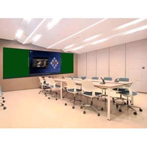 School Blackboard Teaching Green Board Multimedia Push-pull Whiteboard Magnetic