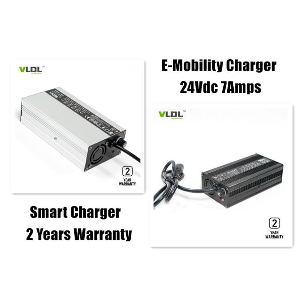 Light Weight Smart Battery Charger 7A 29.4V 24V For Lead Acid Battery , E - Mobility Battery Charger