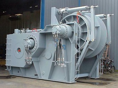 Electric Hydraulic / Engine Hydraulic Anchor Handling / Towing Winch With 400KN-2500KN Drum Load