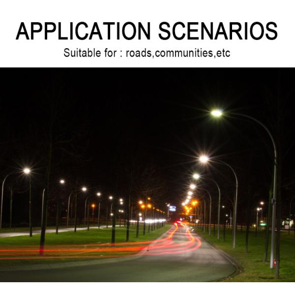 3000-7000K 180W LED Solar Powered Street Lights For Country Roads