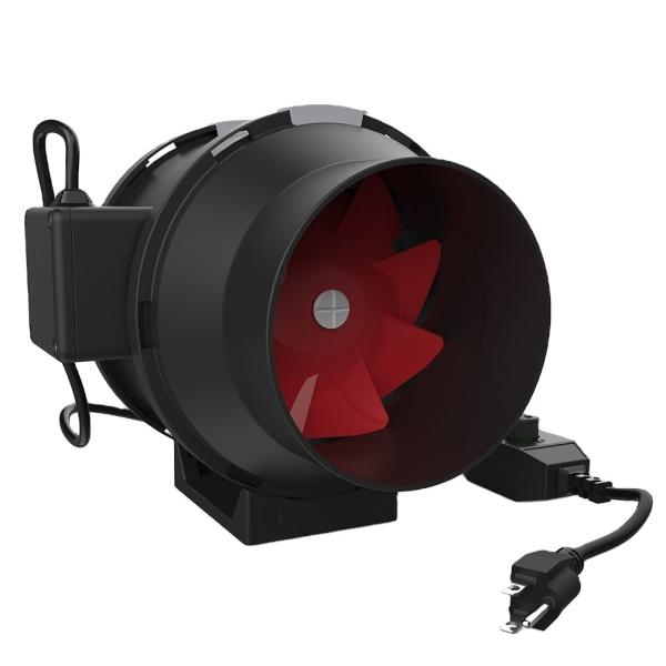 Buy 125mm Duct Fan for HVAC Customized OEM Support Silence Inline Plastic Mixed Flow at wholesale prices