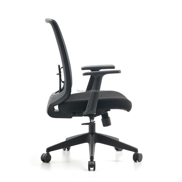 General Commercial Furniture M-062B Mesh Swivel Office Visitor Chair for Conference