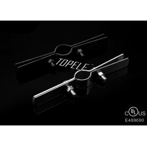 Quality Black Steel Pipe Clamps Zinc Plated for Support Conduit / Tubing , UL Certificate for sale