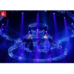 Aluminum Circle Lighting Truss Structure 300*300mm Heavy Load