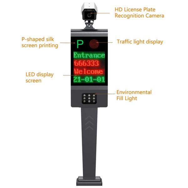 Quality Parking barrier gate License plate recognition system Parking access control system Ticket dispenser Parking payment terminal Car parking sensor for sale
