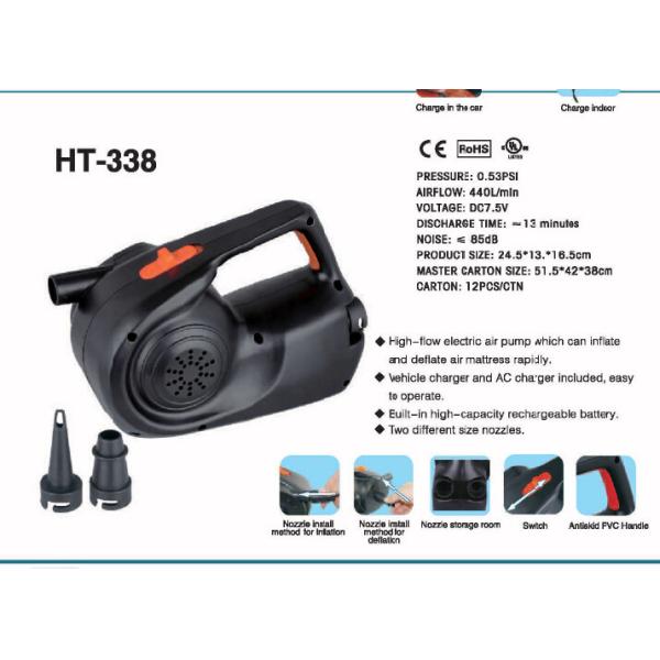 Buy HT-338 Rechargeable Electric Air Pump In Camping & outdoor at wholesale prices