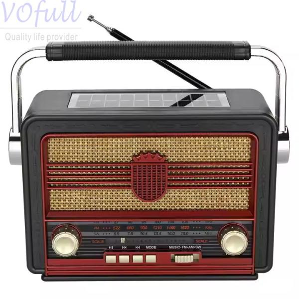 Rechargeable Battery Pack And Bluetooth Connectivity Portable AM FM Radio With