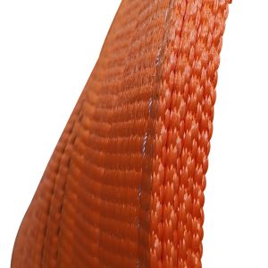 Weaving 25T Polyester Webbing Lifting Slings Eye Eye Shape