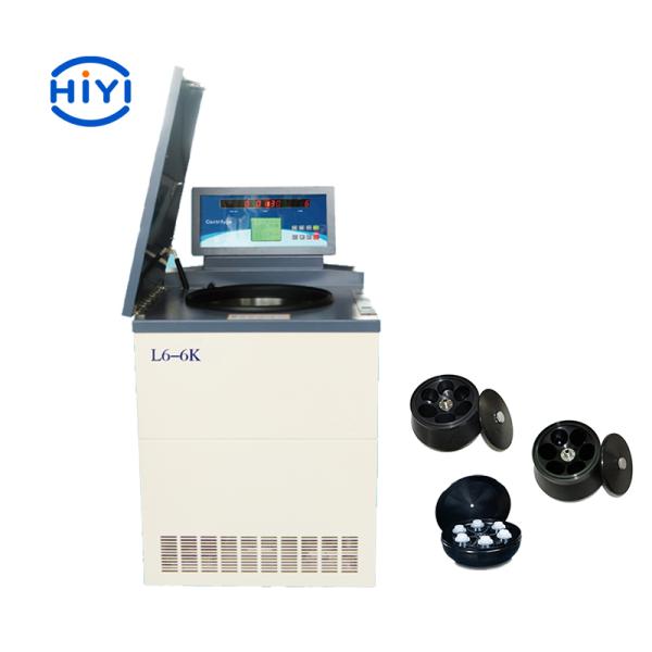 L6-6K Blood Bank / Blood Station Centrifuge Large Capacity 6500rpm Floor Standing