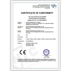 G-TECH POWER GROUP Certifications