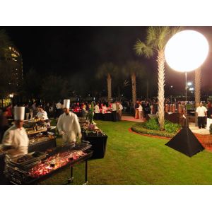 Dimmable Inflatable Moon Balloon Light 640W High Illumination Events Lighting