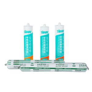 Ceramic / Metal / Wood Caulking Sealant , 300ml Interior Silicone Sealant