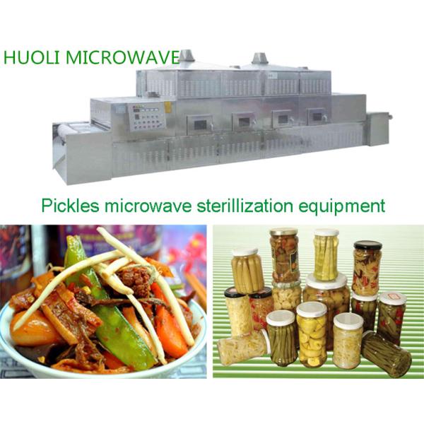 Buy Automated Food Sterilization Equipment Microwave Food Drying Machine at wholesale prices