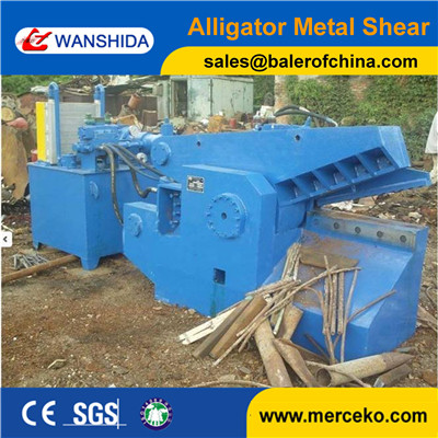 Buy High efficiency Q43-1200 hydraulic Metal scrap Alligator Shears with PLC semi-automatic operation at wholesale prices