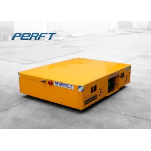 Paper Making Industry Trackless Transfer Wagon On Cement Floor