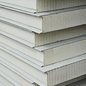 50mm Fire Retardant PU Sandwich Panels With Polyurethane Foam