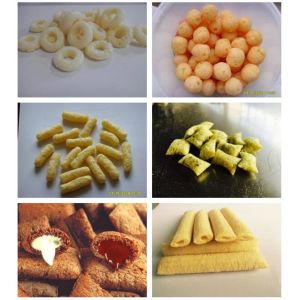 Potato Snack Food Extruder Machine , Corn Snack Food Processing Machinery