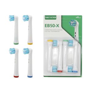 FCC Portable Sonic Electric Toothbrush Replacement Heads Antibacterial