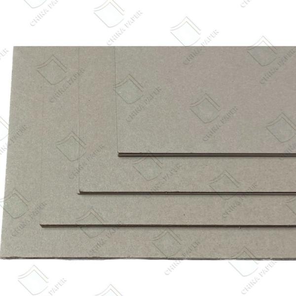 Buy 1.6mm Grey Board Sheets High Stiffness Grey Laminated Chipboard at wholesale prices