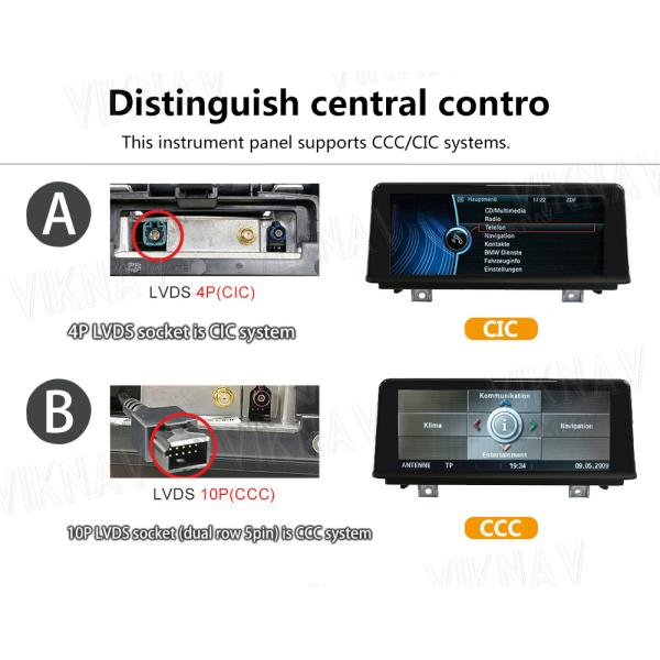 Viknav For BMW X5 E70 (2007-2013) 12.3 inch Digital Dashboard Car Panel Vehicle Accessories Smart Display Cluster HD LCD