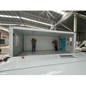 Flexible Quick Assembly 20ft Waterproof Fireproof Folding Frame Container Van