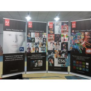 China 80*200cm luxury aluminum  roll up banner on sale