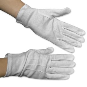China 8.5CM Breathable Safety Cleanroom Cotton Hand Gloves on sale