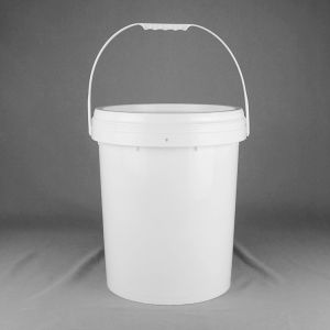 Round Five Gallon Plastic Buckets With Long Lasting UV Resistance