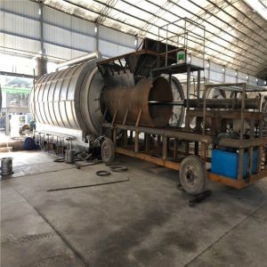 Raw Material Plastic Tire Recycling Machine for Pyrolysis Oil Conversion