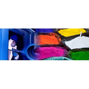 RAL Colors 10% Matte Epoxy Polyester Powder Coating Electrostatic For Metal