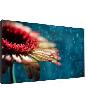 0.8mm gap 500 Cd/m2 4K Digital Signage Video Wall Display solutions 55 Inch For