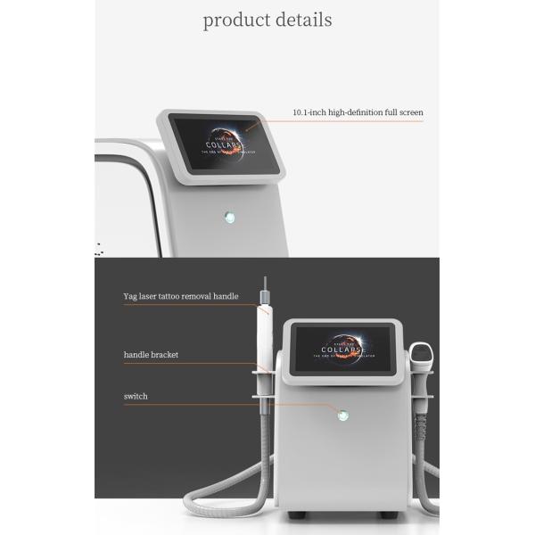 Effective 2in1 808 Diode Laser Hair Removal Nd Yag Tattoo Removal For Home