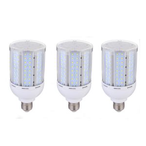 Durable E40 80w LED Corn Light Low Luminous Depreciation For Warehouse