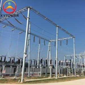 Galvanized Structural Steelworks Substations for Electricity Transmission Line