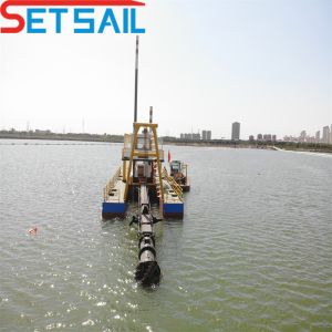 Quality CTN Slot Type Customized Diesel Engine Hydraulic Pump 8 Inch Cutter Suction Sand Boat for sale