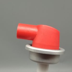 Fire Extinguisher Spray Valve Customizable Discharge Assembly with Locking Seal