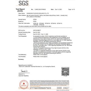 SHANGRAO RUICHEN SEALING CO.,LTD Certifications