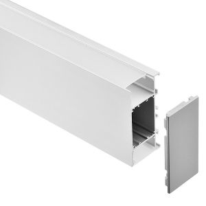 Display Hall Light Aluminium LED Mounting Profile Recessed 42*90mm