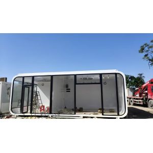 Modern Design Removable Office Pods Steel Hoisting System Convenient Access