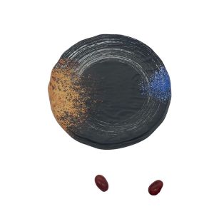 Quality Restaurant Personalised Melamine Round Plate Anti Scratch Galaxy Pattern for sale
