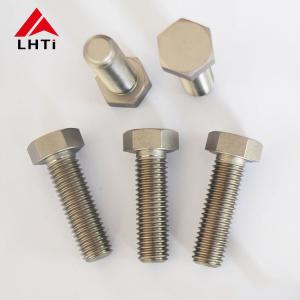 China Grade 2 DIN933 Titanium Bolts Nuts , M8 M10 M12 Titanium Hexagonal Head Bolt on sale