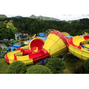 China Customized Fiberglass Classical Tantrum Valley Water Park Rides 1 Year Waranty on sale