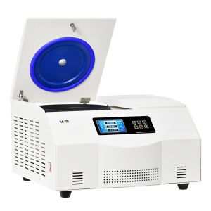 Laboratory-Grade Refrigerated Centrifuge With 30 Programmable Memory Programs
