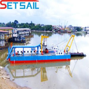 8 Inch Cutter Suction Dredger with Underwater Sand Pump Total Weight 85ton