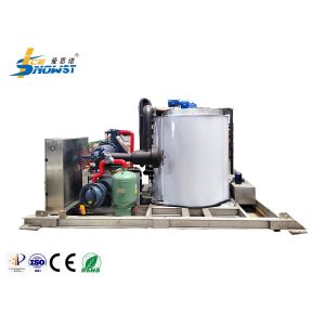 Automatic Stainless Steel Flake Ice Machine 20 Ton Water Cooled
