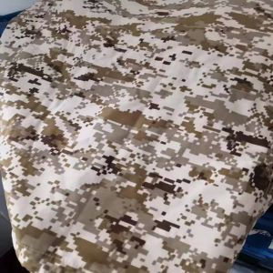 Quality Middle East of High Tear Strength Poly Cotton Ribstop Camouflage Fabric with VAT DYED for sale